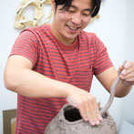 Nao Matsunaga in his studio in London 2016